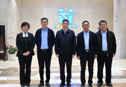 崂山区委书记张元升一行到海洋之神走访调研